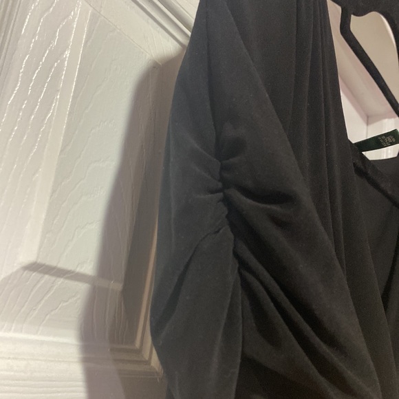 RALPH LAUREN Black Short Sleeve Dress - SIZE 8 - Picture 8 of 8